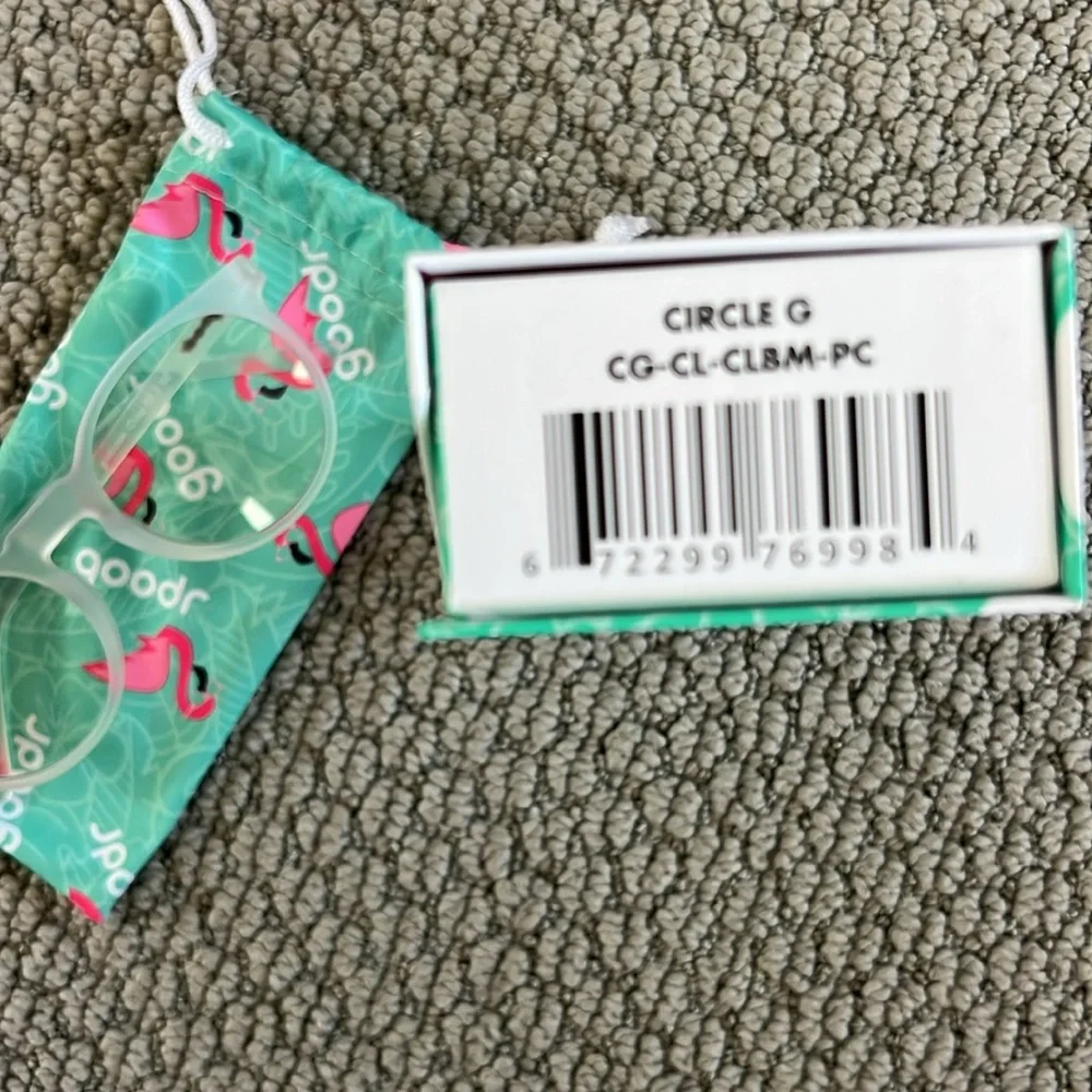 Goodr Clear Sunglasses with Blue Light Protection - Picture 6 of 6